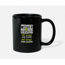 Mother Daughter Black Mugs